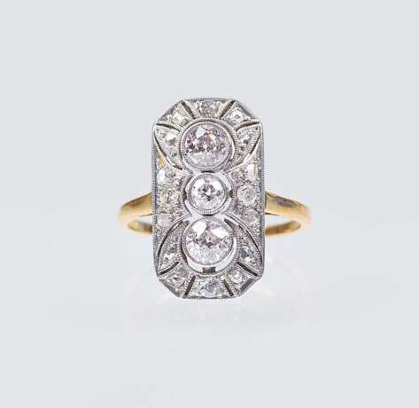 Art-déco Diamant-Ring - Foto 2