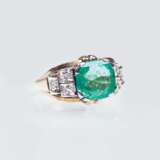 Vintage Smaragd-Diamant-Ring - Foto 2