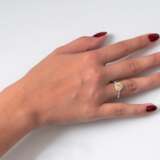 Herzförmiger Fancy-Diamant Ring - Foto 2