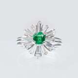 Vintage Smaragd-Diamant-Ring - Foto 1