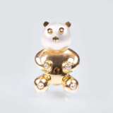 Gold-Anhänger'Teddy Bär' mit Diamant-und Perl-Besatz - photo 1