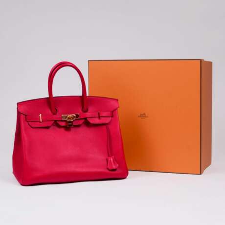 Hermès. Birkin Bag 35 Rot - фото 2