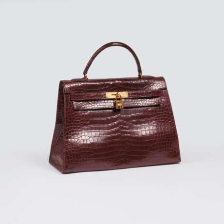 Hermès. Vintage Kelly Bag 32 Bordeaux - фото 1