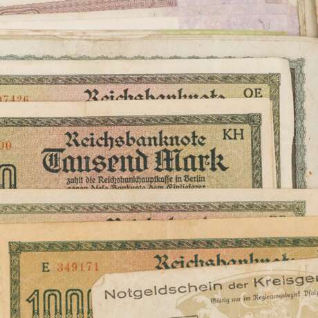 Konvolut historischer deutscher Banknoten - - Foto 2