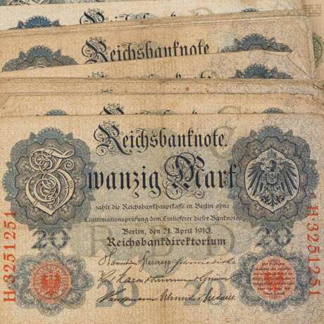 Konvolut historischer deutscher Banknoten - - photo 3
