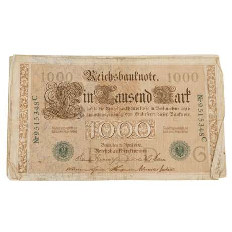 Konvolut historischer deutscher Banknoten - - Foto 5