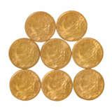 Schweiz / GOLD - 8 x 20 Franken, - Foto 1