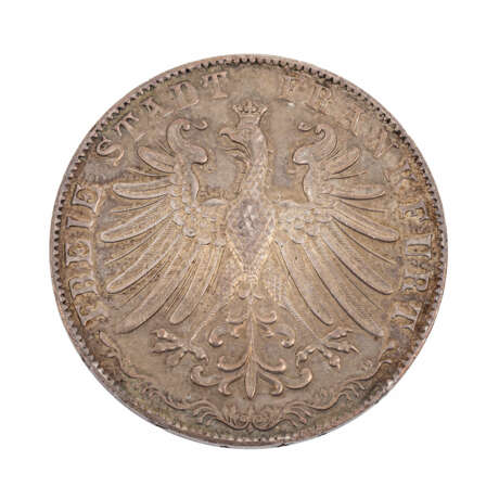 Frankfurt, freie Stadt - doppelter Gulden 1855, - фото 1