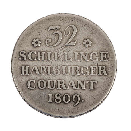 Hamburg, Stadt - 32 Schillinge 1809/CAIG, - фото 2