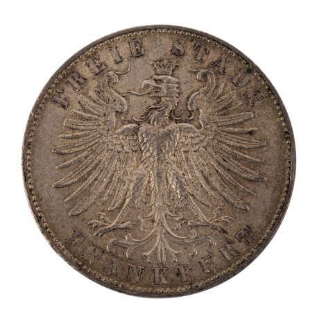 AD, Frankfurt, Vereinstaler 1861 - фото 2