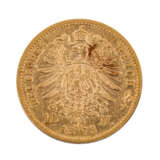 Baden/GOLD - 10 Mark 1873 G, Friedrich, - photo 2