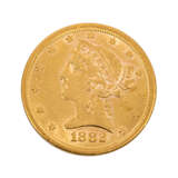 USA/GOLD - 5 Dollars 1882 Liberty Head, - photo 1