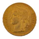 Schweiz/Gold - 20 Franken 1893, Helvetia, - фото 2