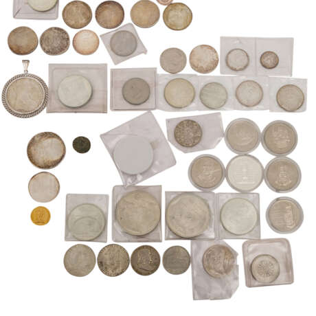 Konvolut Münzen und Medaillen mit SILBER - photo 4