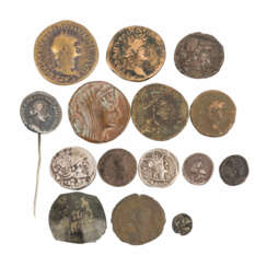 Antike / Byzanz - Konvolut von 15 diversen Münzen,