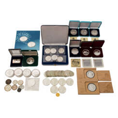 Konvolut Münzen mit GOLD und SILBER -