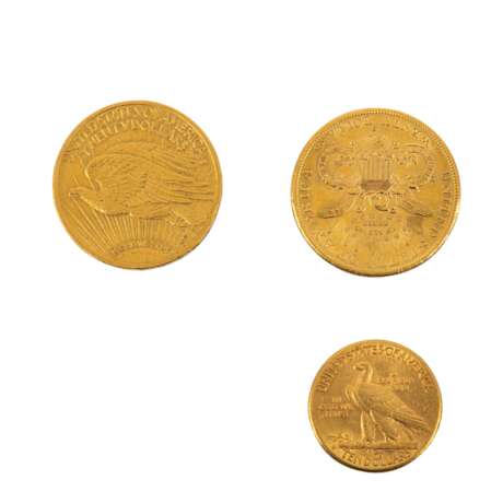 3 x USA in Gold - - photo 1