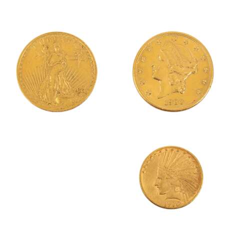 3 x USA in Gold - - photo 2