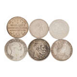 Altdeutschland - Kleinkonvolut von 6 Münzen, - Foto 1