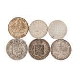 Altdeutschland - Kleinkonvolut von 6 Münzen, - Foto 2