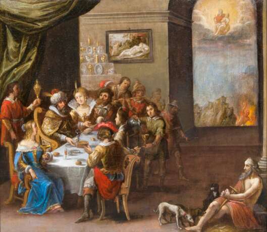 Frans Francken II. Der reiche Mann und der arme Lazarus - фото 1