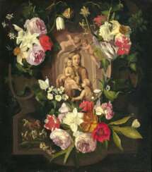 Madonna im Blumenkranz