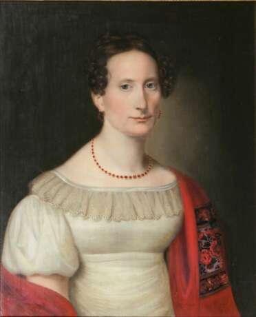 Wilhelm Gottfried Bauer. Portrait einer Dame - фото 1