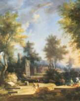 Arkadische Landschaft mit Ruinen