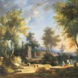 Jan Frans von Bloemen. Arkadische Landschaft mit Ruinen - Foto 1