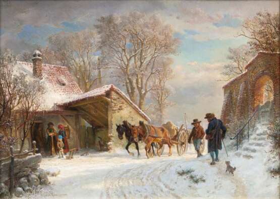 Hermann Kauffmann. Winter im Dorf - photo 1