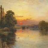 Alfred de Bréanski. Sonnenuntergang über dem Fluss - фото 1