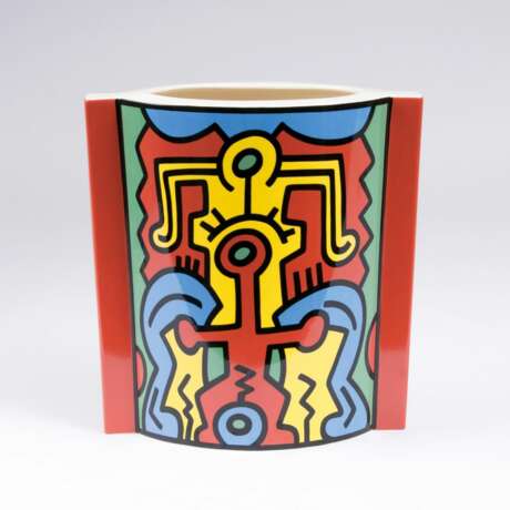 Keith Haring. Skulpturale Vase 'No. 2 Spirit of Art - Series SoHo' - photo 1