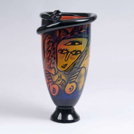 Ulrica Hydman-Vallien. Graal-Vase 'Snakes' für Kosta Boda - photo 1