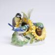 Blaumeisengruppe auf Sonnenblumen - Архив аукционов