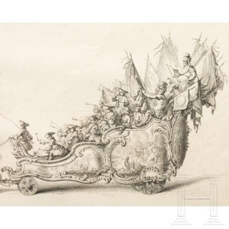 Jean-Francois Blondel (1683 - 1756) - "Der Triumphwagen des Mars", Frankreich, 18. Jahrhundert - photo 4