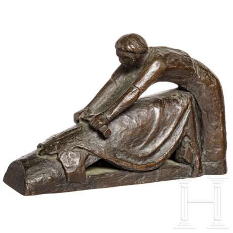 Kleinbronze in der Art des Ernst Barlach, deutsch, um 1920/30 - photo 3