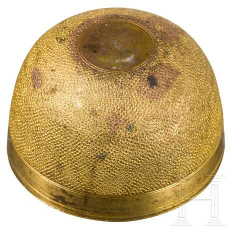 Vollvergoldeter Tumler aus Herrengrunder Kupfer, 18. Jahrhundert - Foto 3