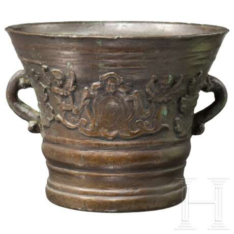 Barocker Bronzemörser, Italien, um 1700 - photo 1