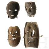Vier Perchtenmasken, süddeutsch, 19./frühes 20. Jahrhundert - Foto 2