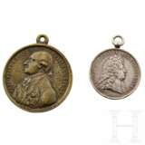 Zwei Medaillen, Deutschland und Frankreich, datiert 1789 und 1684 - photo 1