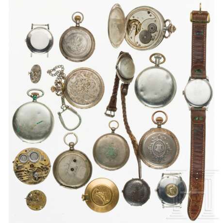 Konvolut Taschen- und Armbanduhren, deutsch, 19/20. Jahrhundert - photo 2