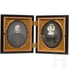 Ein Paar Daguerreotypien, England/ USA, um 1850/60