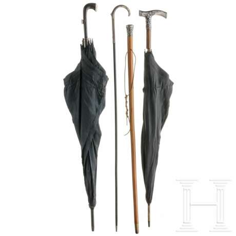 Zwei Gehstöcke und zwei Regenschirme, deutsch, 19./20. Jahrhundert - фото 2