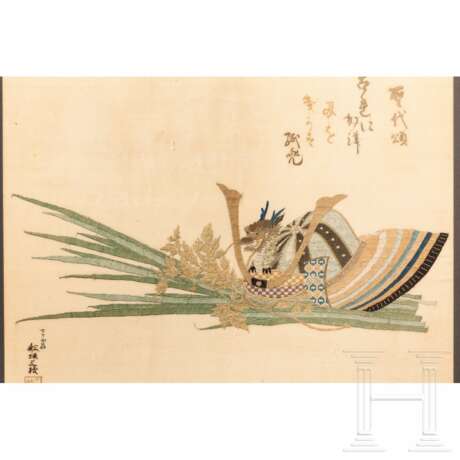 Seidenstickbild, Japan, um 1900 - photo 2