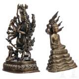 Zwei Bronzefiguren, Nepal, 19./20. Jahrhundert - Foto 2