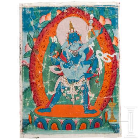 Außergewöhnliche Thangka, Tibet, 18./19. Jahrhundert - photo 1