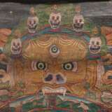 Großes Thangka mit "Wheel of Fortune"-Motiv, Tibet, 19. Jahrhundert - photo 2