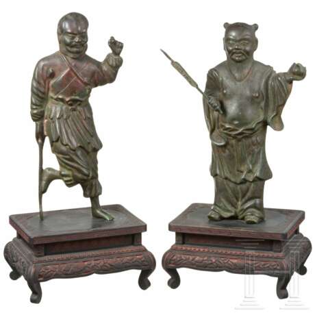 Zwei Heiligenfiguren, China, Ming-Dynastie - Foto 1