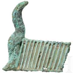 Fragment einer Federkrone, Bronze, Ägypten, 2. Jahrtausend vor Christus