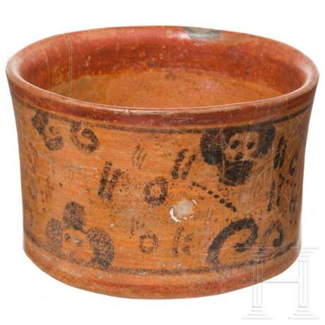 Mit Scheinglyphen dekorierte Schale, Maya, Spätklassik, 600 - 900 n. chr. - Foto 2